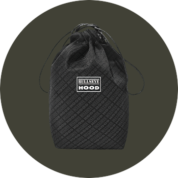 Bullseye Hood Bag